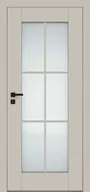 Drzwi wewnętrzne - Dre Drzwi Wewnętrzne Z Szybą Estra 12 Okleina Kaszmir Mat - miniaturka - grafika 1