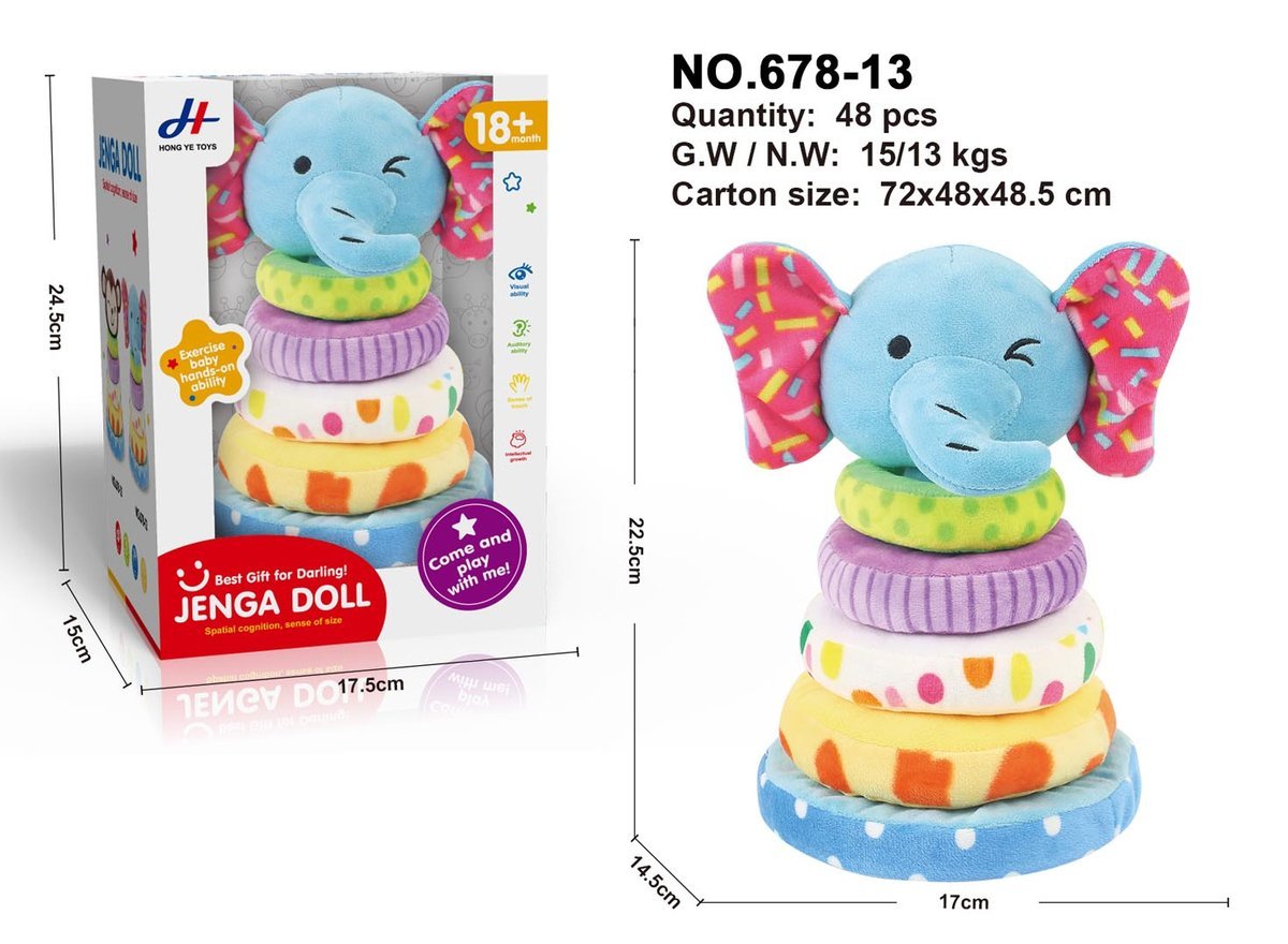 Słoniowa Przytulna Piramida dla Maluchów