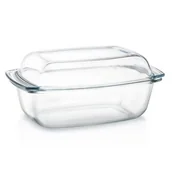 Naczynia żaroodporne - Naczynie żaroodporne z pokrywą Limpo 6,8 l transparentny - miniaturka - grafika 1