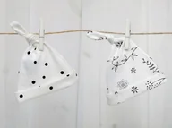 Moda i Uroda OUTLET - Sleepee, Czapeczka Krasnal, 2-4 miesiące, 2 szt. - miniaturka - grafika 1