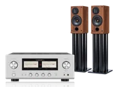 Zestawy stereo - Luxman L-505Z (srebrny) + Response D Two R (rosenut) - miniaturka - grafika 1