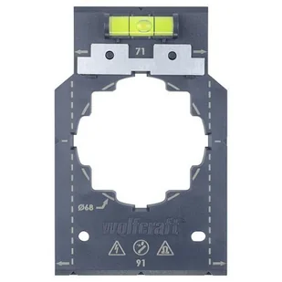 Wolfcraft Szablon Do Montażu Gniazdek I Włączników Elektrycznych L/WF5975000 4006885597501 - Narzędzia warsztatowe - miniaturka - grafika 1