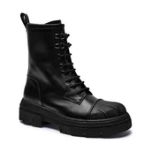 Botki damskie - Furla Skórzane botki FURLA GUM - miniaturka - grafika 1