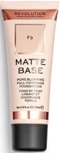 Podkłady do twarzy - Makeup Revolution Matte Base podkład kryjący odcień F3 28 ml - miniaturka - grafika 1