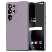 Etui i futerały do telefonów - Etui MERCURY Semi-Silicone MagSafe do Samsung Galaxy S25 Ultra Liliowy - miniaturka - grafika 1