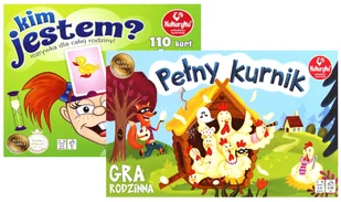 Pakiet Pełny kurnik, Kim jestem? Kukuryku - Gry planszowe - miniaturka - grafika 1