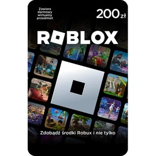 Karta podarunkowa ROBLOX 200 zł - Kody i doładowania cyfrowe - miniaturka - grafika 1