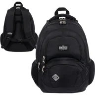 Plecaki szkolne i tornistry - St. Right Plecak Szkolny Czterokomorowy Black Vintage 26l - miniaturka - grafika 1