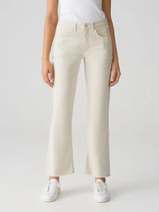 OPUS Dżinsy - Flared fit - w kolorze beżowym - Spodenki damskie - miniaturka - grafika 1