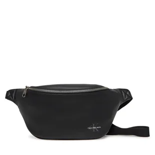 Saszetka nerka Calvin Klein Jeans Mono Logo Waistbag 38 LV04G3012G Czarny - Nerki - miniaturka - grafika 1
