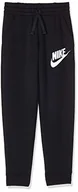 Spodnie męskie - Nike Unisex Dzieci B Nsw Spodnie Club Flc Hbr Spodnie sportowe czarny/czarny/(biały) Small - miniaturka - grafika 1