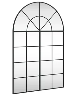 Lustro ścienne w czarnej ramie zakończone łukiem F8-C36 - Lustra Lustro ścienne w czarnej ramie zakończone łukiem F8-C36 - Lustra - miniaturka - grafika 1