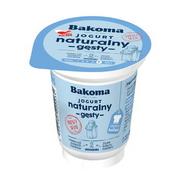 Kefiry, jogurty, maślanki - BAKOMA jogurt NATURALNY 390G - miniaturka - grafika 1