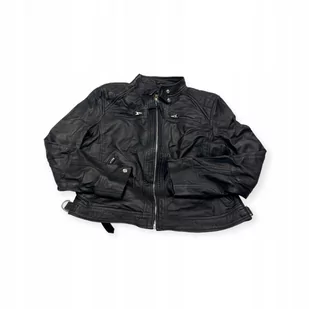 Skórzana kurtka damska ramoneska Real Leather XL - Kurtki damskie - miniaturka - grafika 1