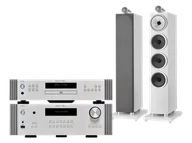 Zestawy stereo - Rotel RA-6000 (srebrny) + DT-6000 (srebrny) + 702 S3 (biały) - miniaturka - grafika 1