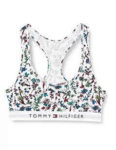 Tommy Hilfiger Damski biustonosz bez podszewki z nadrukiem braletka, Wuw/Wlw kwiatowy biały, L - Biustonosze - miniaturka - grafika 1