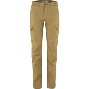 Spodnie damskie Fjällräven Stina Trousers W Rozmiar: L / Kolor: beżowy - Spodnie sportowe damskie - miniaturka - grafika 1