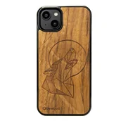 Etui i futerały do telefonów - Drewniane Etui Bewood iPhone 14 Plus WILK IMBUIA - miniaturka - grafika 1