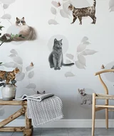 Tapety - Fototapeta Szczęśliwe koty - miniaturka - grafika 1