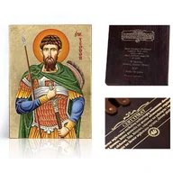 Ikony i obrazy sakralne - Ikona religijna Święty Teodor - miniaturka - grafika 1