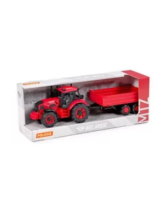 Polesie 91345 Traktor BELARUS z przyczepą burtową - Samochody i pojazdy dla dzieci - miniaturka - grafika 2