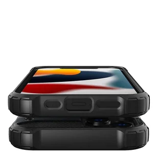 Hybrid Armor etui iPhone 14 pancerny hybrydowy pokrowiec czarny - Etui i futerały do telefonów - miniaturka - grafika 7