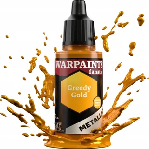 Army Painter The Army Painter: Warpaints - Fanatic - Metallic - Greedy Gold - Akcesoria i części modelarskie - miniaturka - grafika 1