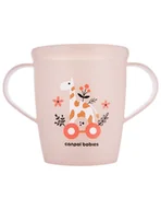 Kubki dla dzieci - Canpol Babies Kubek z uchwytami Toys 250 ml koralowy - miniaturka - grafika 1
