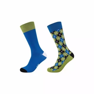 Skarpetki męskie - Skarpety skarpetki FUNSOCKS Kropki 2pak FU71114-5461 - grafika 1