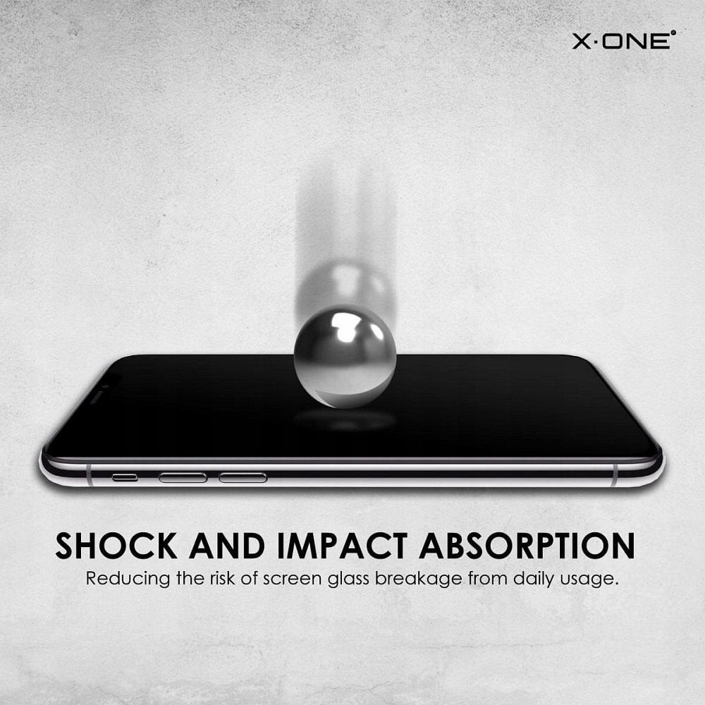 X-One Szkło hartowane X-ONE Full Cover Extra Strong Matowe - do iPhone 16 Pro full glue czarny