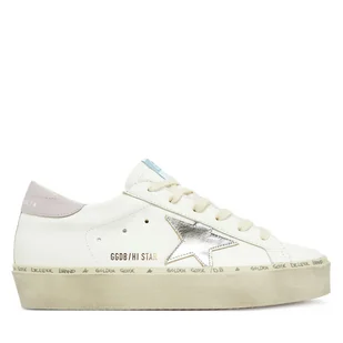 Sneakersy GOLDEN GOOSE Hi Star Classic With List GWF00118.F006845.10527 Biały - Sneakersy damskie - miniaturka - grafika 1