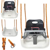 Place zabaw - COIL Huśtawka dla dzieci 3w1 szara - miniaturka - grafika 1