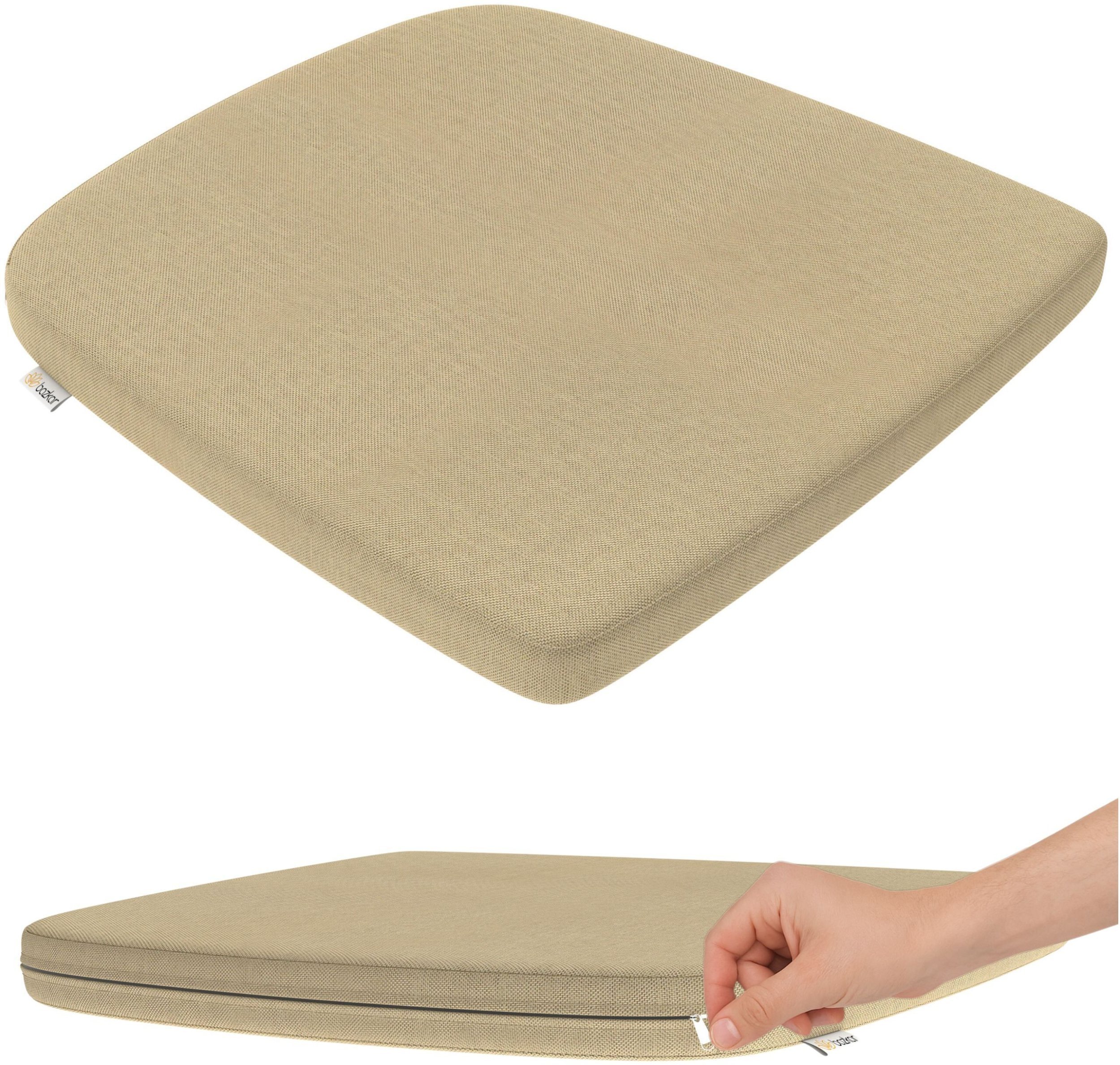 Bazkar Poszewka na poduszkę na fotel ogrodowy Moon Iowa 47x45x4cm Melange S-21