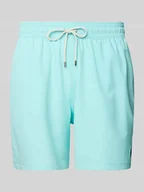 Kąpielówki męskie - Spodenki kąpielowe z elastycznym pasem model ‘TRAVELER’ - miniaturka - grafika 1