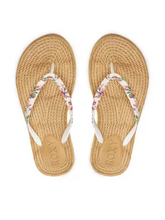 Roxy Japonki ARJL101004 Biały - Klapki i japonki damskie - miniaturka - grafika 1