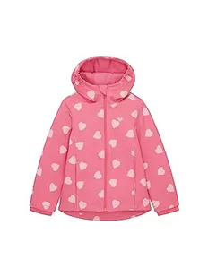 TOM TAILOR Dziewczęca kurtka softshellowa z wzorem w serce, 33827-big Heart Print Pink, 92/98 cm - Kurtki i płaszcze dla dziewczynek - miniaturka - grafika 1