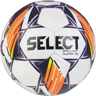 Piłka nożna - Piłka nożna Select Brillant Super 5 FIFA Quality Pro biało-fioletowa 18537 - rozmiar piłek - 5 - miniaturka - grafika 1