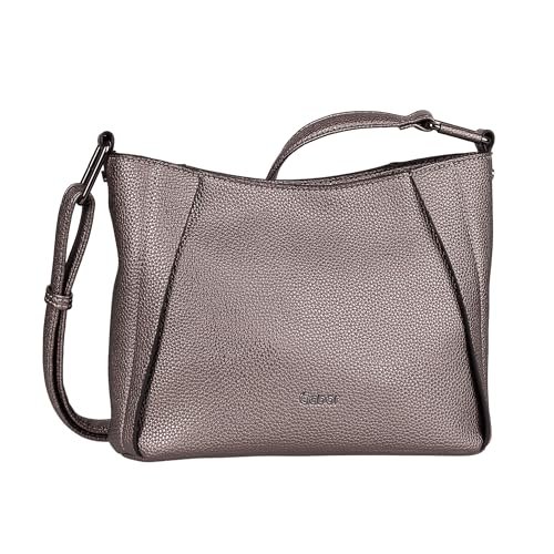 Gabor bags Brianne damska torba na ramię Crossbody Bag średnia, srebro, m
