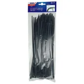 Inne mocowania - Nylonowe opaski zaciskowe czarne 2,5 x 200 mm 100 szt. - miniaturka - grafika 1
