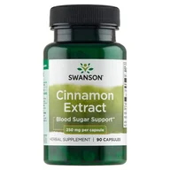 Leki dla diabetyków - Swanson Health Products SWANSON Cynamon extract 90 kaps - miniaturka - grafika 1