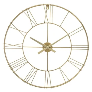 Atmosphera Okrągły zegar ścienny z metalu 3D 70 cm złoty 166977B - Zegary - miniaturka - grafika 2