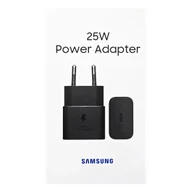 Ładowarki do telefonów - Ładowarka Samsung 25W EP-T2510 Super Fast Charging Czarna Tylko oryginalne akcesoria! Faktura VAT 23% na każde zamówienie - miniaturka - grafika 1