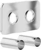 Akcesoria grzewcze - Mexen zestaw maskujący podwójny do grzejnika, chrom - W910-000-01 - miniaturka - grafika 1