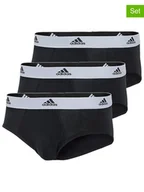 Majtki męskie - adidas Slipy (3 pary) w kolorze czarnym - miniaturka - grafika 1