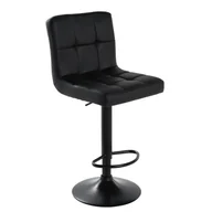 Taborety i hokery - Stołek barowy hoker Kappa czarny OTE - miniaturka - grafika 1
