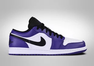 Nike Air Jordan 1 Retro Low Court Purple White - Koszykówka - miniaturka - grafika 1