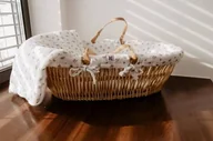Łóżeczka i kojce - Zestaw do kosza mojżesza vintage - miniaturka - grafika 1
