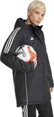 Kurtki i kamizelki sportowe damskie - Adidas Kurtka damska Tiro 24 Parka czarna IP6669 2XL - miniaturka - grafika 1