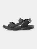 Sandały męskie - 4F, Sandały męskie, Midshop shoes, czarny, rozmiar 45 - miniaturka - grafika 1