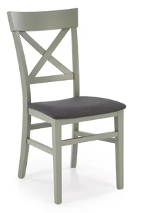 Krzesło szaro-zielone drewniane TUTTI 2 miękkie siedzisko tap: Inari 95 - Krzesła - miniaturka - grafika 1